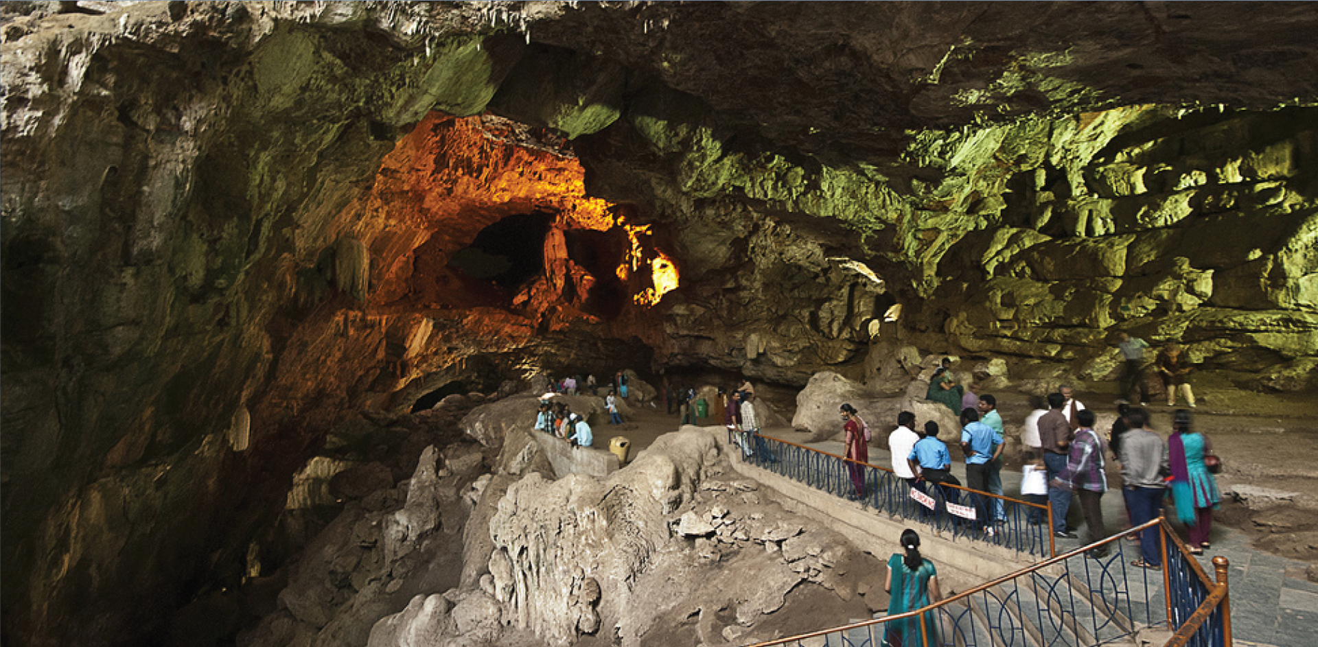 Borra Caves limestone formations near Visakhapatnam